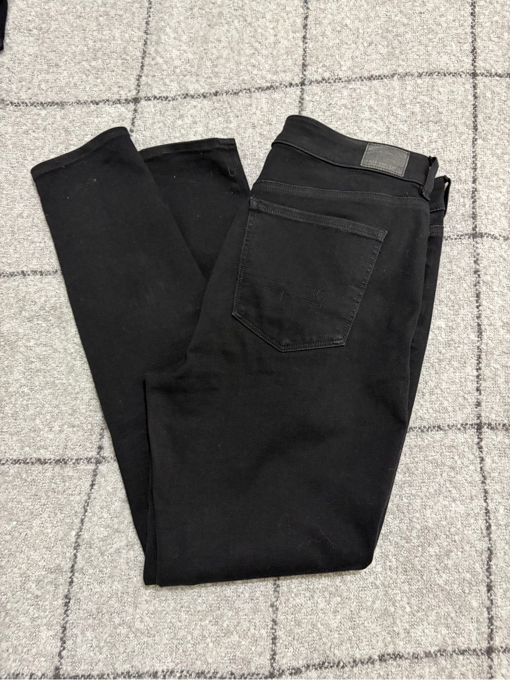 American Eagle Black Womenās Dream Stretch High Rise Jeggings